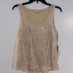 LC Lauren Conrad  Wonderland Top silver details
